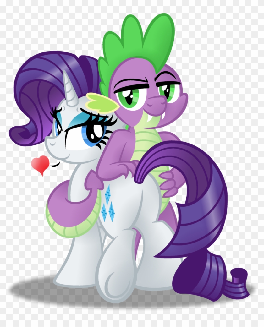 Spike X Rarity By Aleximusprime - Rarity #872546