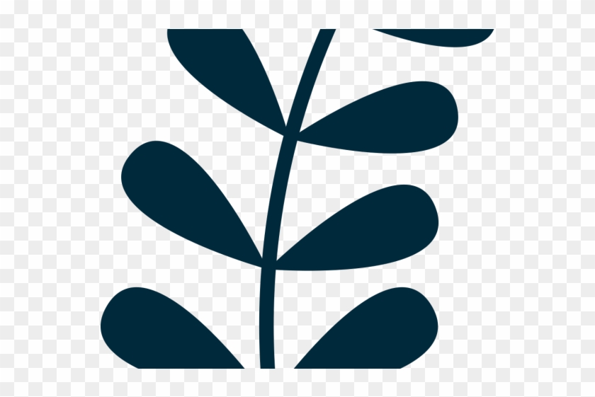 Simple Clipart Vine - Großes Sortiertes Blätter-knickenten-sahnegold Rundes #872553