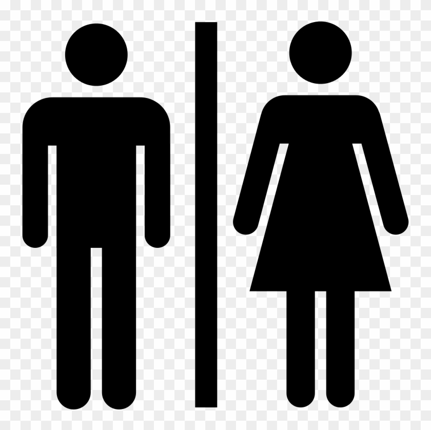 File - Restrooms - Svg - Restrooms Symbol Thumbnail #872584