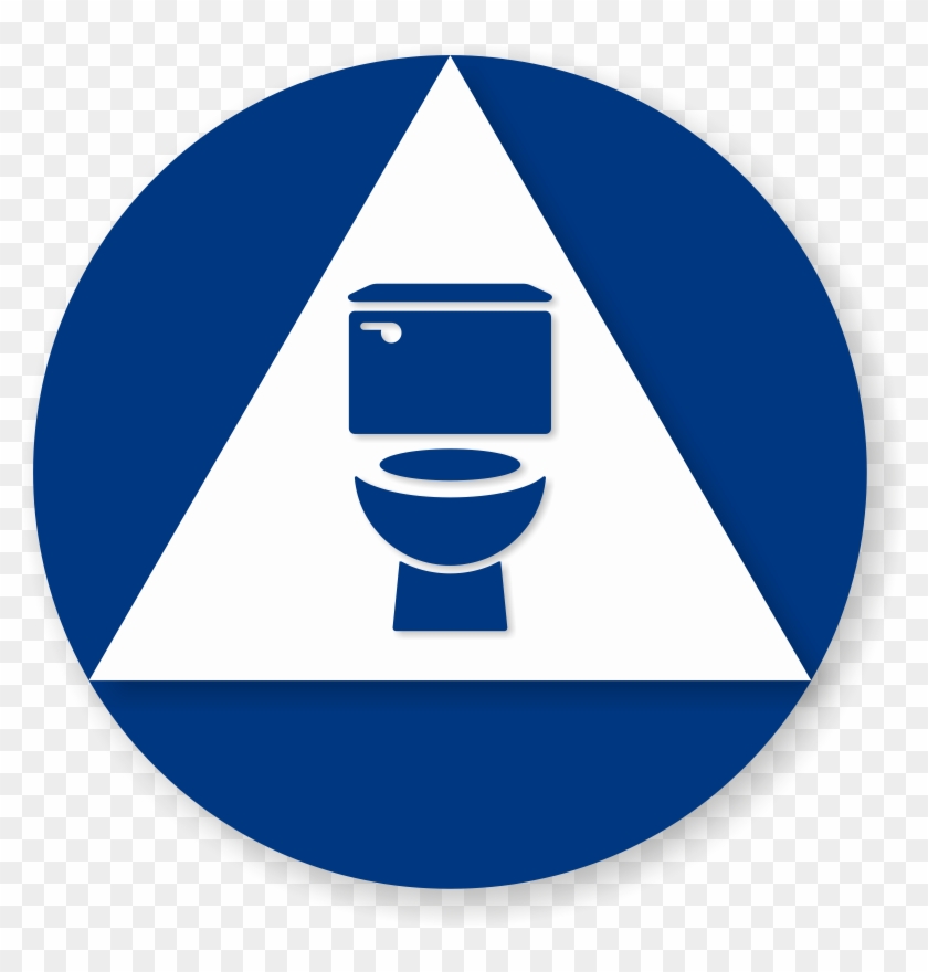 California All Gender Sintral Restroom Door Sign - Bathroom Toilet Sign #872608