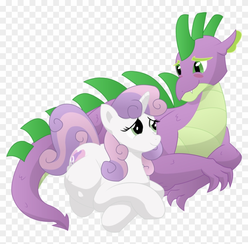 spike and rarity having a baby