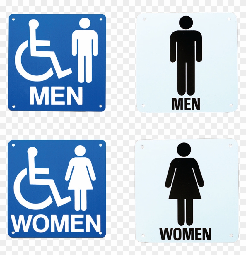 7\u201d X Plastic Signs Bathroom Sign M - Women - Toilet Door Sign Sign Sticker #872631