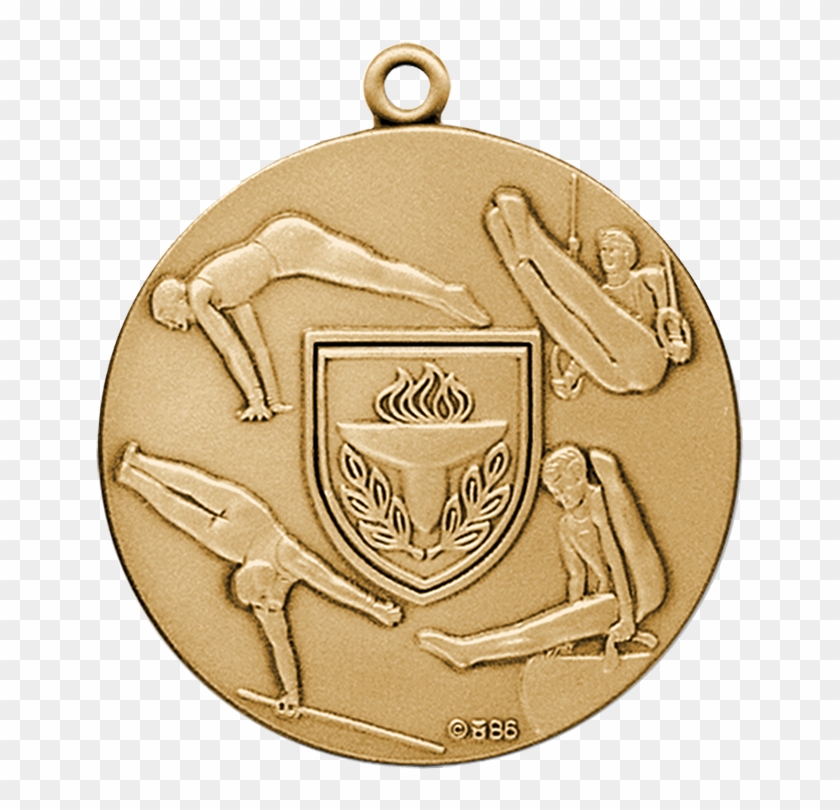 75 Inch Die Cast Medal For Gymnastics Events - Emblem #872633