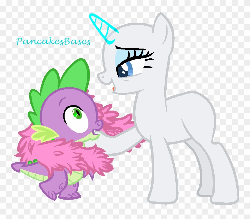 Mlp - Mlp Base Spike And Rarity #872636