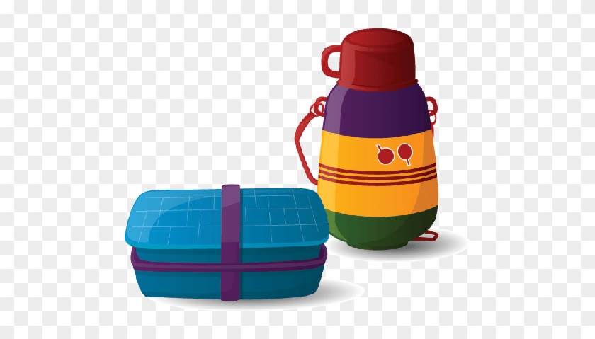 Lunch Box And Water Bottle - Clipart Of Water Bottle #872642