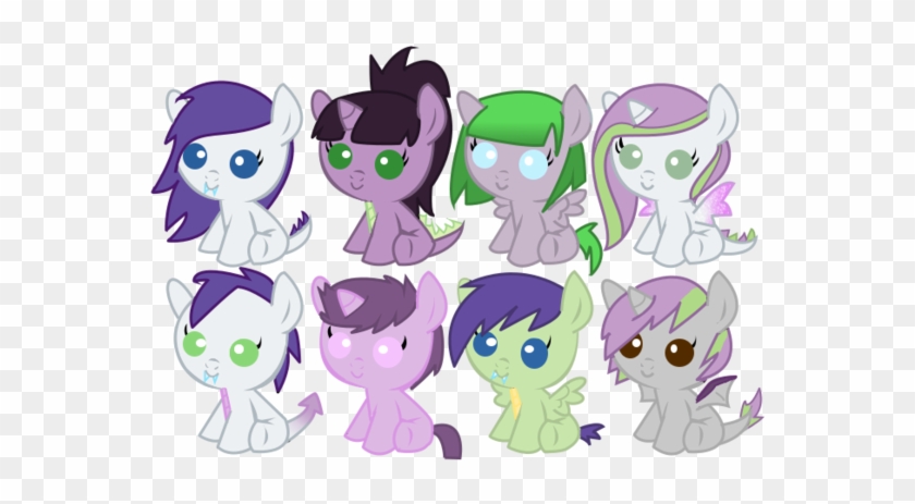 rarity and spike kids