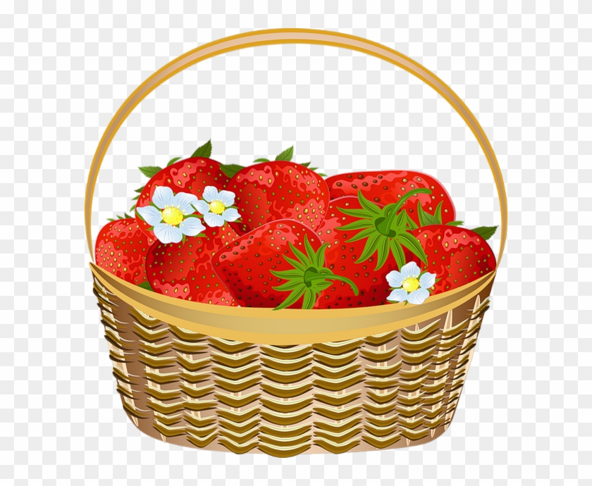 Panier De Fraises Png, Tube - Basket Of Vegetables Clipart #872709