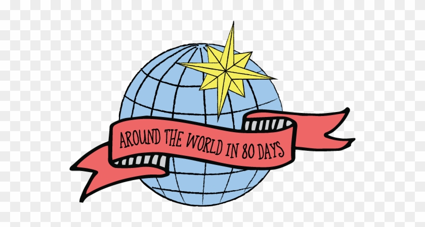 Pin Around The World Clipart - Around The World In 80 Days #872773
