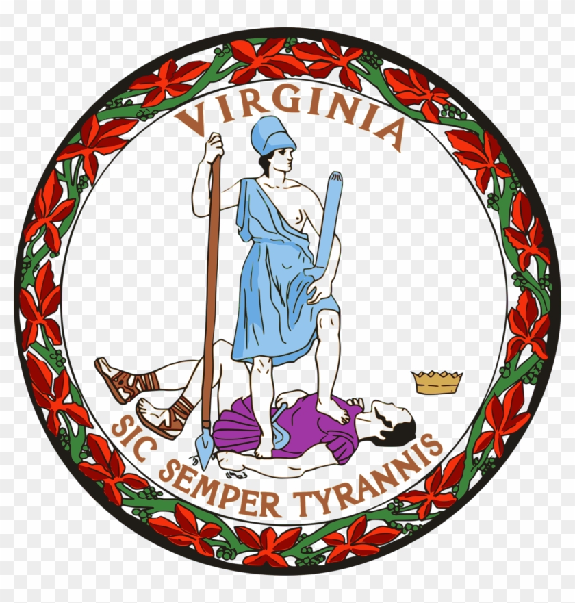 Seal Of The Commonwealth Of Virginia - Original Virginia State Seal #872853