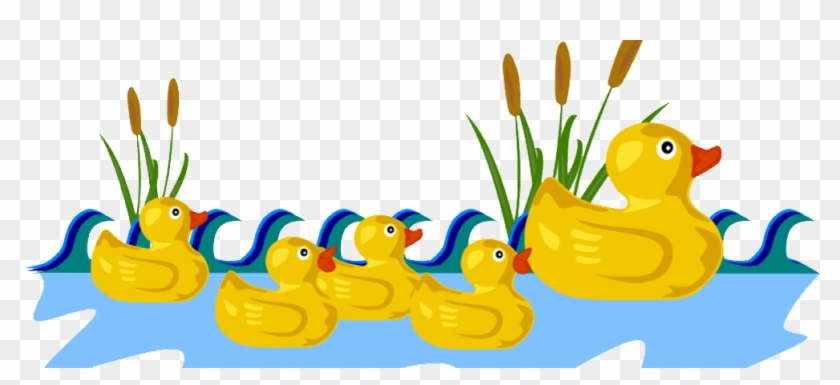 Duck Game Duck Pond Clip Art - Six Little Ducks Nursery Rhyme Lyrics #872855