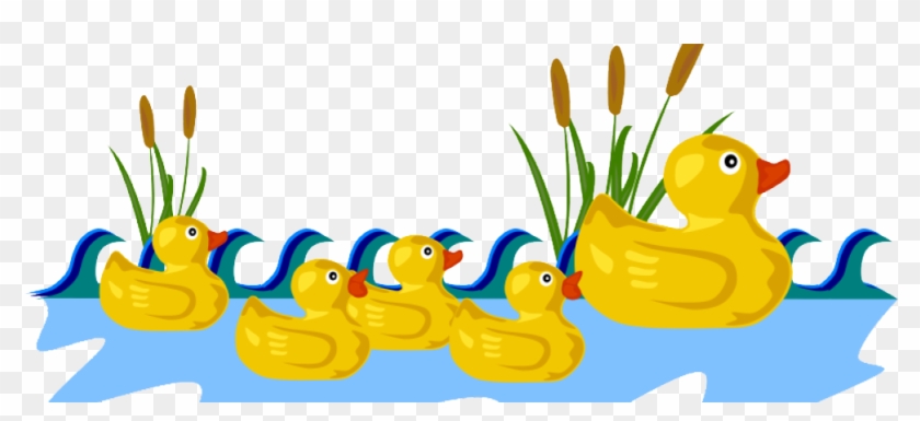 ducks eating clip art