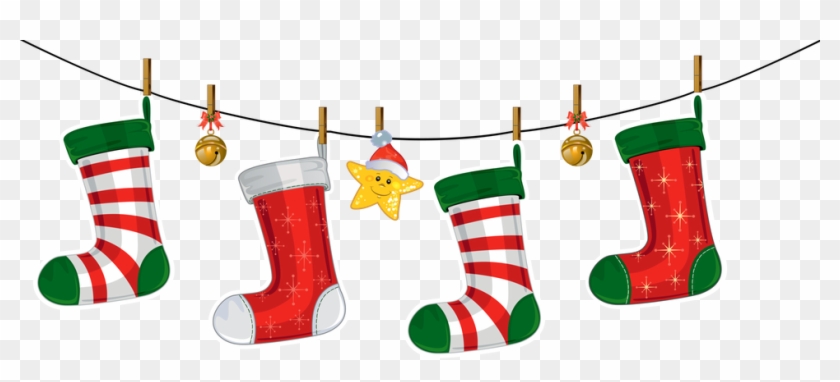 Christmas No Background Clipart Kid Transparent Stockings - Christmas Stockings Clipart #873023