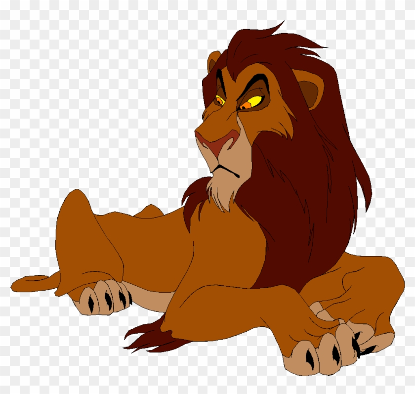 Mufasa Transparent Background - Scar Lion King Red #873090