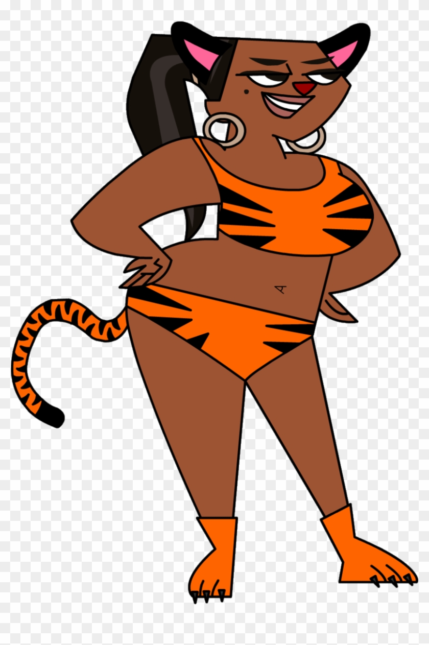 Tdf Girl Leshawna Tiger By Skull1045fox Tdf Girl Leshawna - Drama Total Leshawna Hot #873111