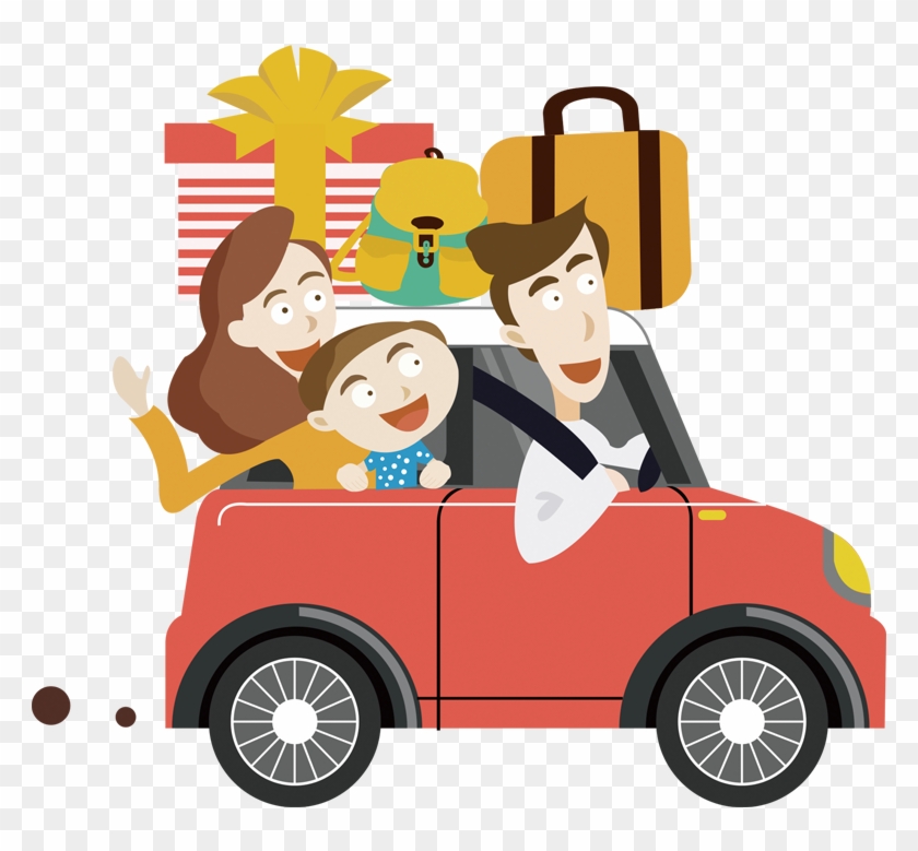 Car Animation Travel Drawing - Travel Animation - Free Transparent PNG  Clipart Images Download