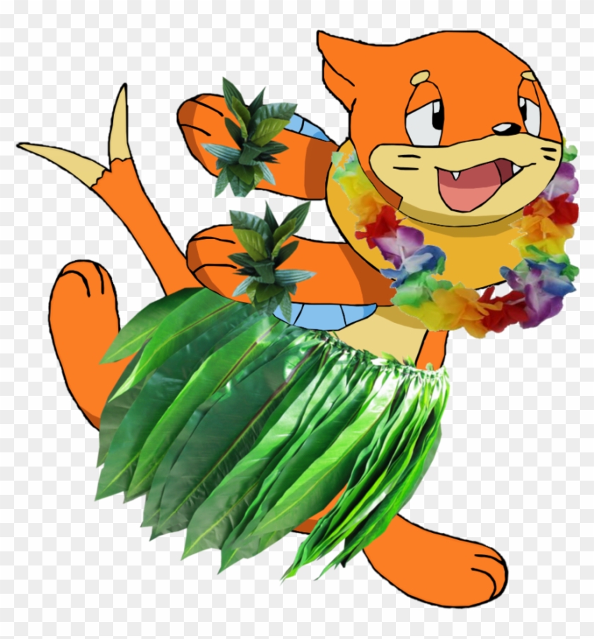 Hula Dancing Buizel By Pokemon-traceur - Anime Person Dancing Transparent Background #873340