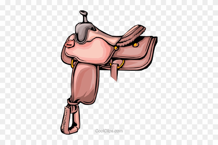 Horse Saddle Royalty Free Vector Clip Art Illustration - Saddle Clipart #873352