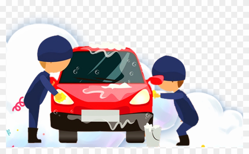 Cartoon Car Wash Mazda Cartoon Man - Car Wash Png #873368