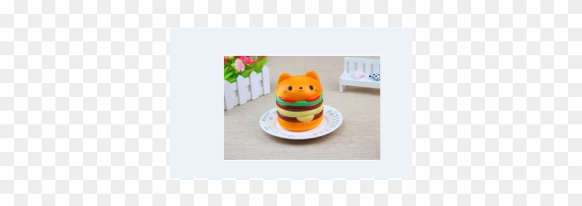 Squishy Hamburger Mèo 9 Cm - Hamburger #873391