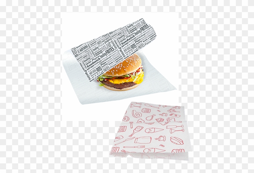 Hamburger Paper Hamburger Paper Suppliers And - Papier Kraft Blanc Spécial Snacking En Format 32g/m2 #873401