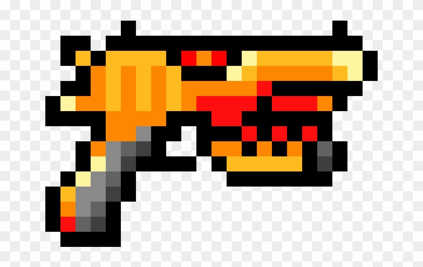 Phoenix Blaster - Pistol Pixel Art #873429