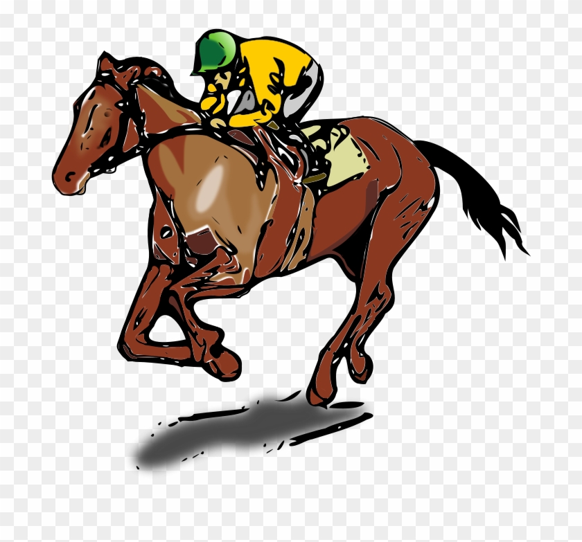 Horse Clipart - Horse And Jockey Clipart #873441