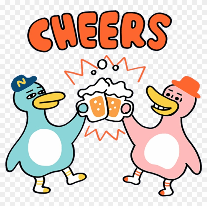 Duck Beer Mochi Kawaii Cute Softbot Png - Cartoon #873697