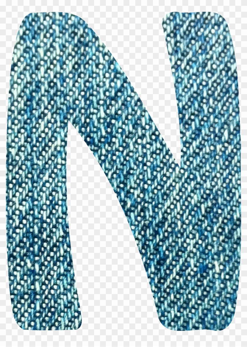 Denim Alphabet, - Alphabet N #873876