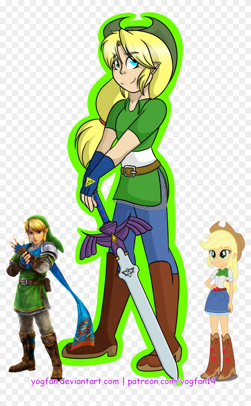 Apple, Applejack, Artist - Legend Of Zelda Link Hyrule-warriors Cosplay Costume #873907