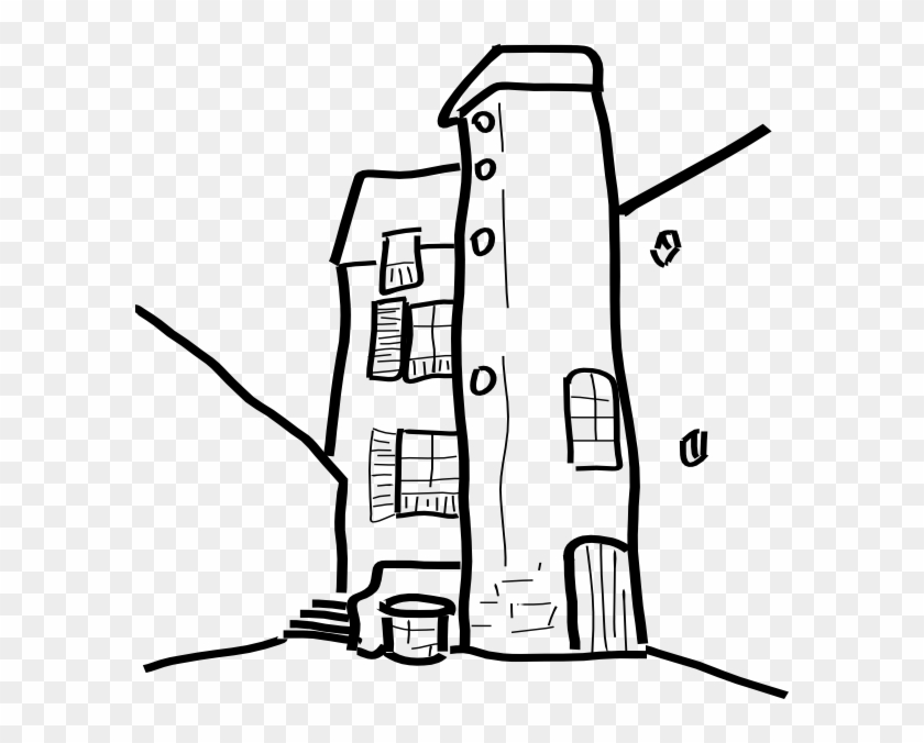 Free Vector House Clip Art - Alley Clip Art #873972