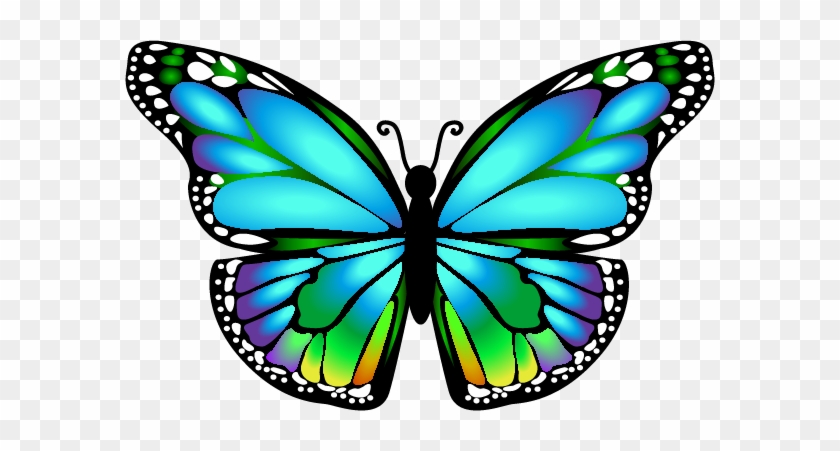 0 129b8d Aeefdcfc Orig - Butterfly Clip Art #873983