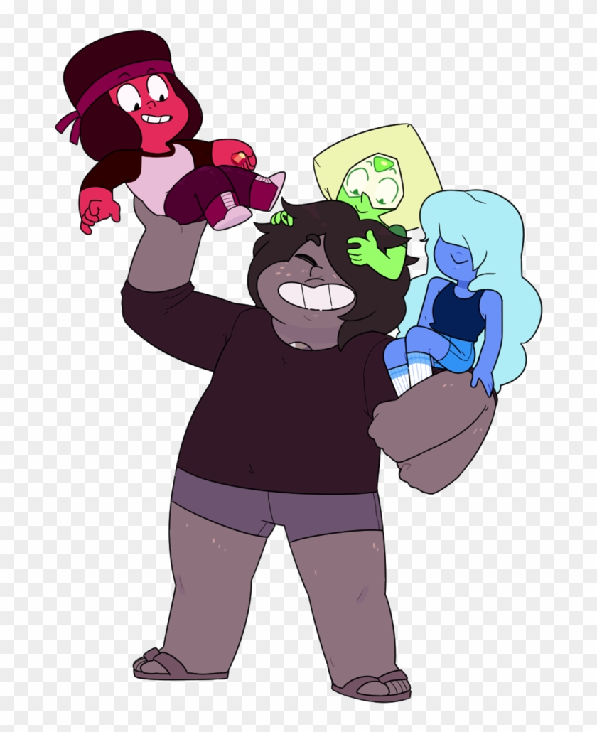 Fanart Of Smoky Quartz From The Cartoon Network Show, - Steven Universe Carnelian And Amethyst #874045