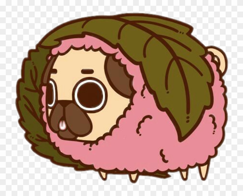 Seguime Y Te Sigo😼😻pug Sushi Comida Kawaii - Puglie Pug Food #874060