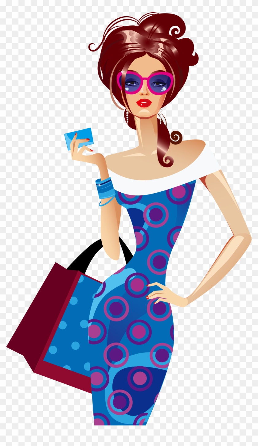 Mary Cassatt Shopping Woman Illustration - Beautiful Girl Illustration #874067