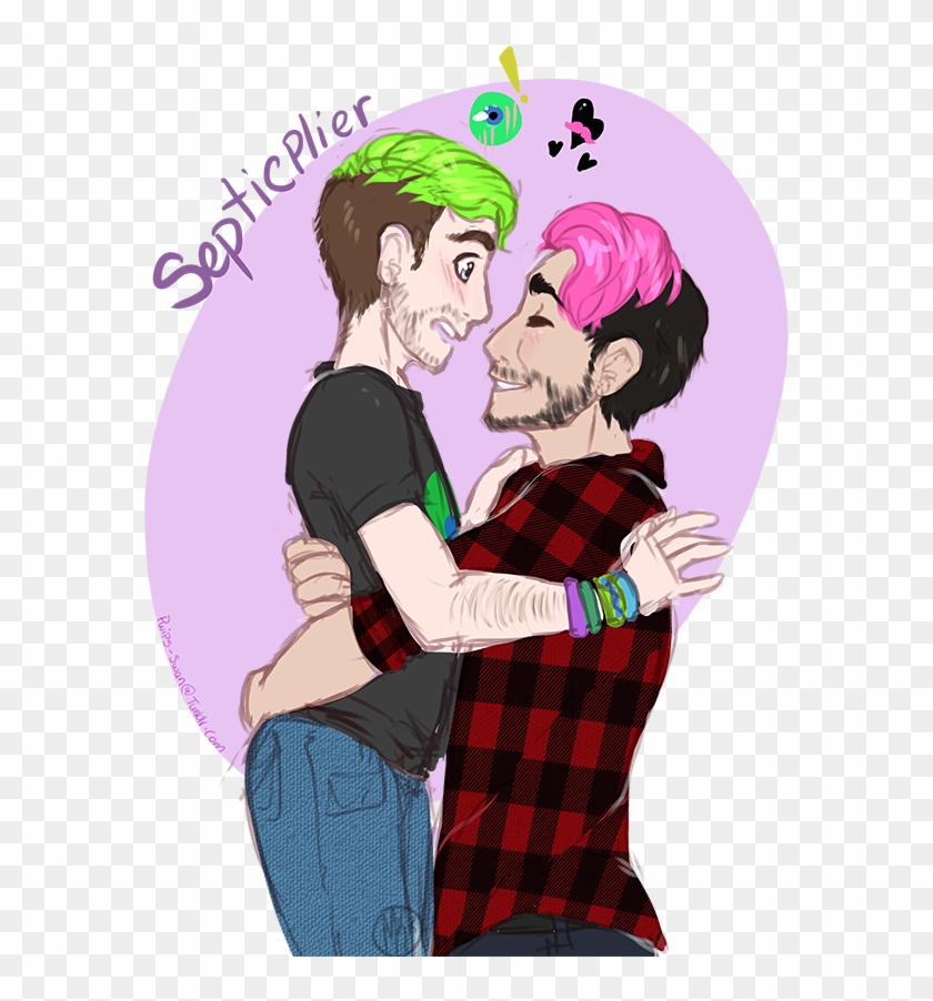 Mariamediahere 1,762 451 Septicplier By Pwips - Jacksepticeye And Markiplier Ship #874103