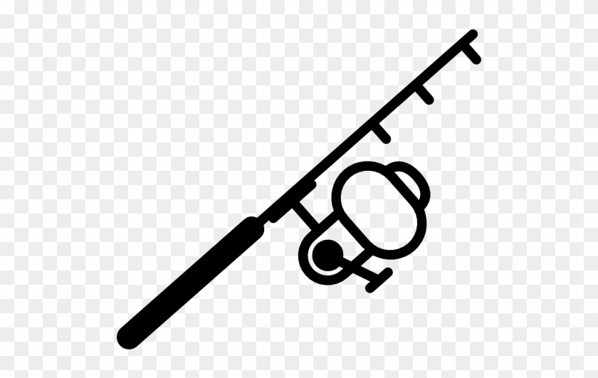 Fishing Rod Clipart Fishing Tool - Fishing Rod Icon Png #874137