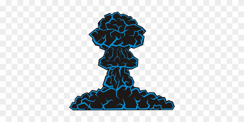 Hiroshima Mushroom Cloud Atomic Bomb Boom - Mushroom Cloud Clip Art #874268
