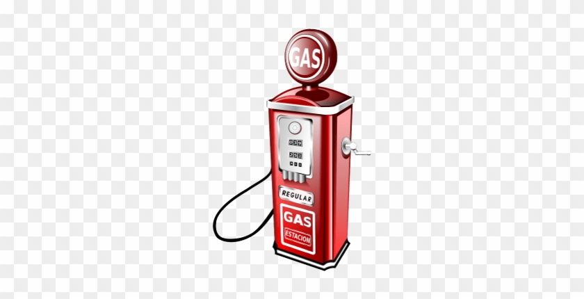 Vintage Petrol Pump - Cars Gas Pump Clip Art #874283