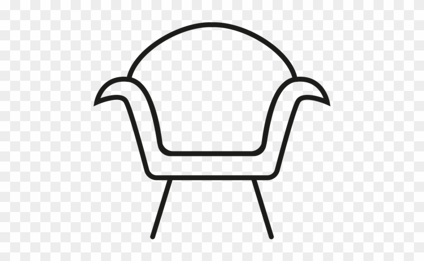 Modern Armchair Stroke Icon Transparent Png - Icon #874366