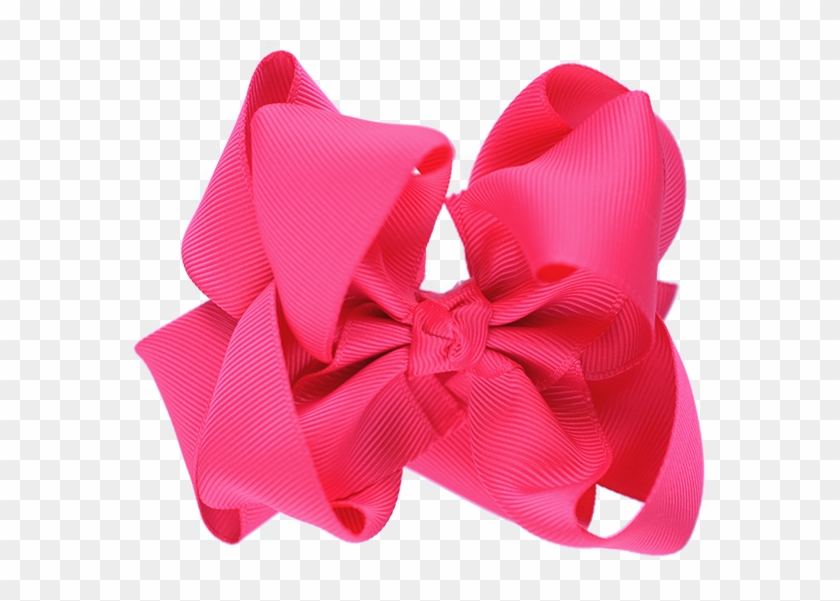 Grosgrain Ribbon Hair Bow Large Double - Satin #874415