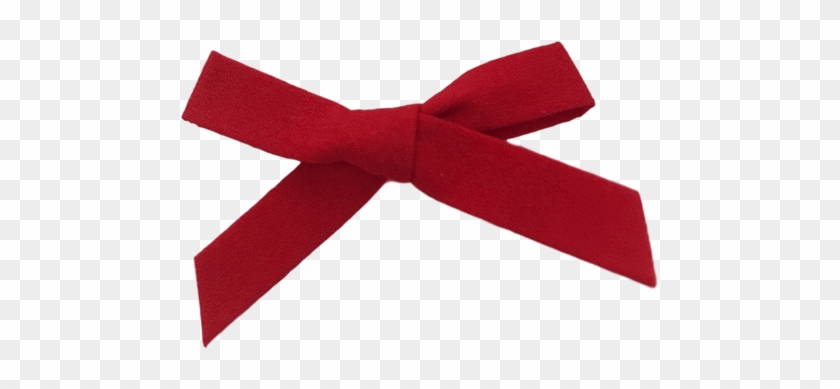Red Fabric Bow - Solid Bow Pink Png Thesolidbow #874524
