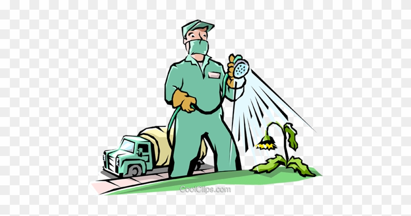 Handymen Royalty Free Vector Clip Art Illustration - Organic Farming #874550