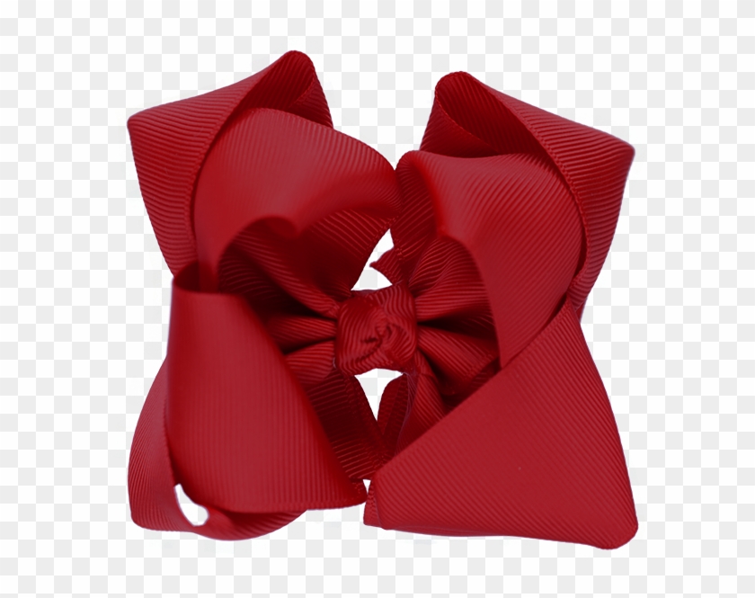 Grosgrain Ribbon Hair Bow Large Double - Sock #874573