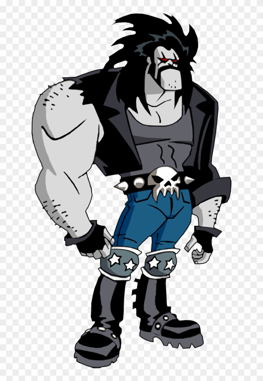 Tas/jl Lobo By Alexbadass On Deviantart - Lobo Superman The Animated Series #874637