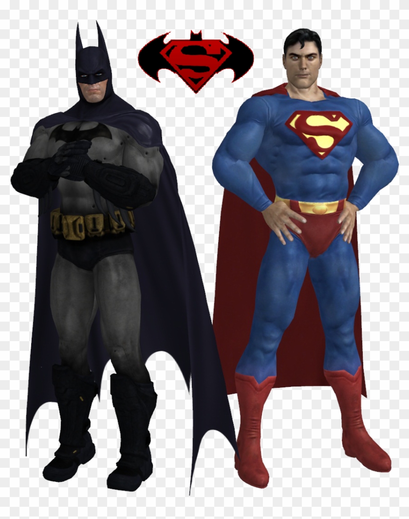 Batman And Superman By Dnxpunk - Superman And Batman Png #874691