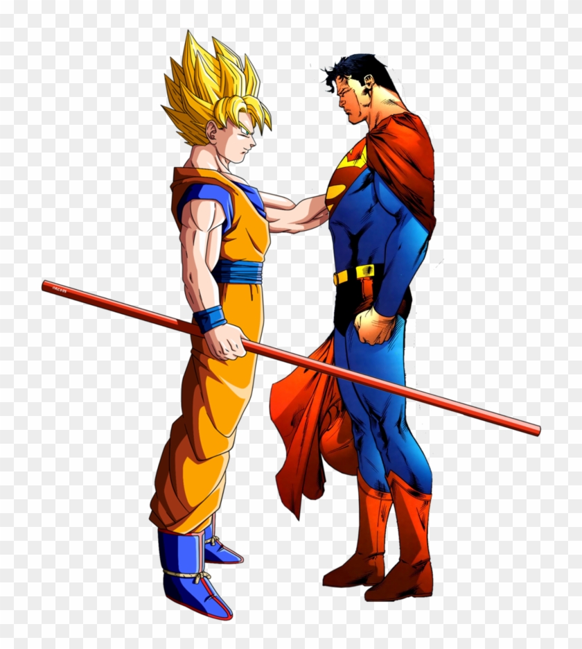 More Like Goku And Superman Render By Jayc79 - Goku Vs Superman Comic #874726