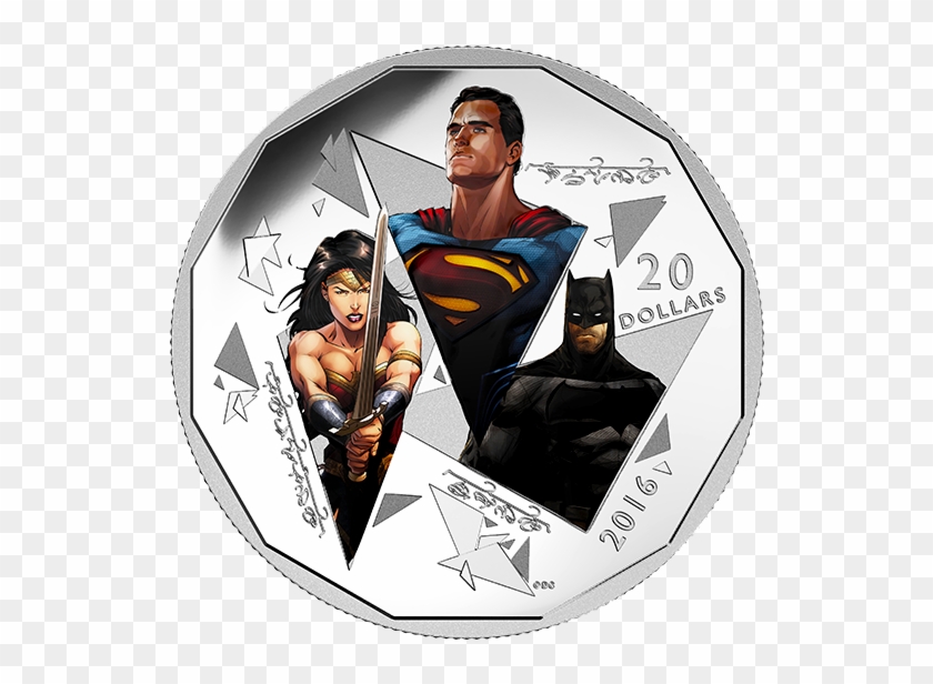 Fine Silver Coin Batman V Superman - 1 Oz 2016 Batman V Superman: Dawn | Royal Canadian #874751