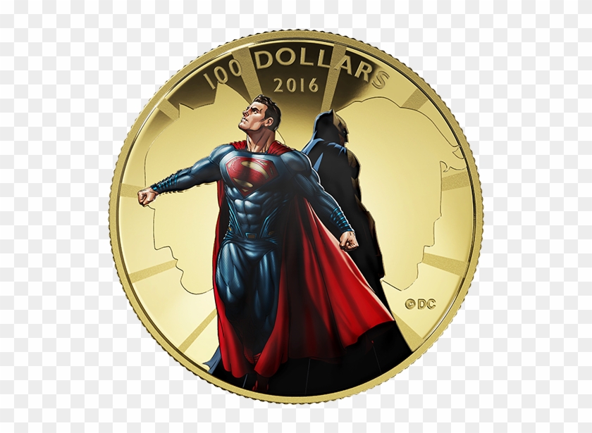 14-karat Gold Coin Batman V Superman - Batman V Superman Canadian Coin #874801