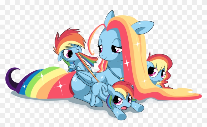 Rainbow Family By Equestriaboy - Mlp Cutie Mark Ideas #874859