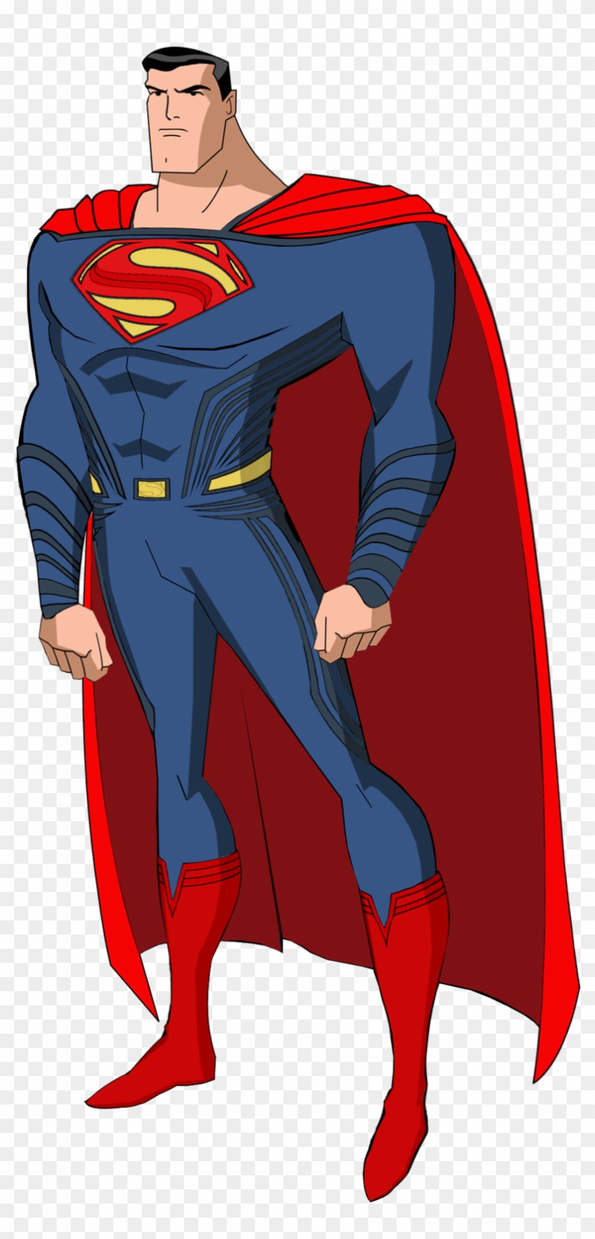 Cav El Dcau Style - Superman Justice League Animated - Free Transparent PNG  Clipart Images Download